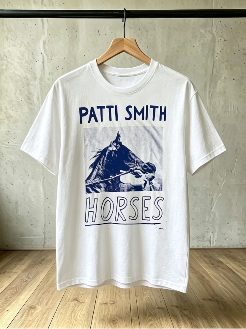 Patti Smith Horses T-Shirt White Unisex